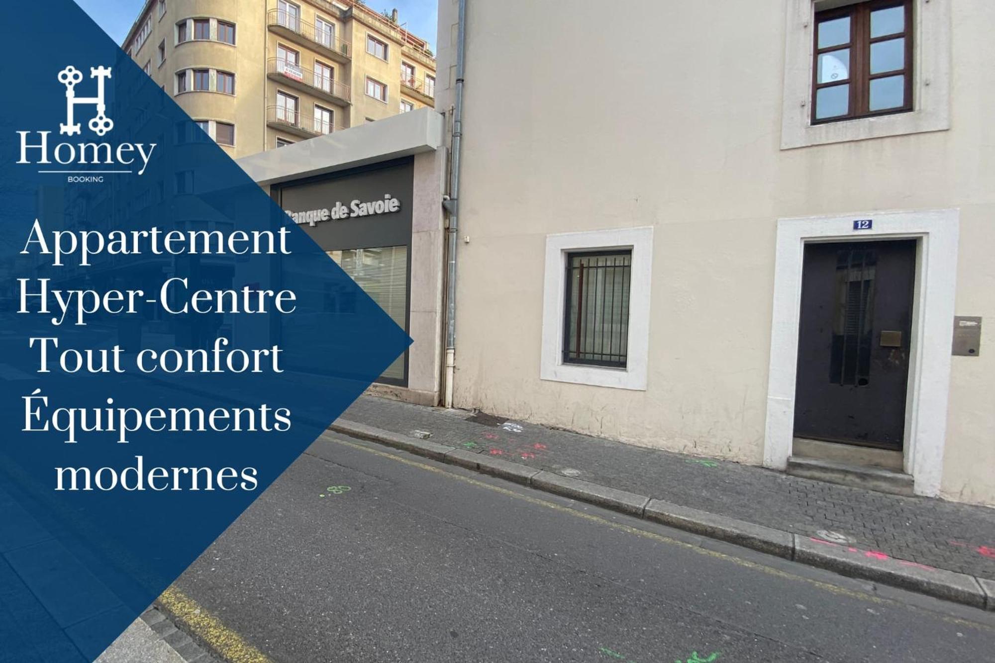 Homey Forest - Hypercentre - Proche Gare Et Tram - Wifi & Netflix Annemasse Esterno foto